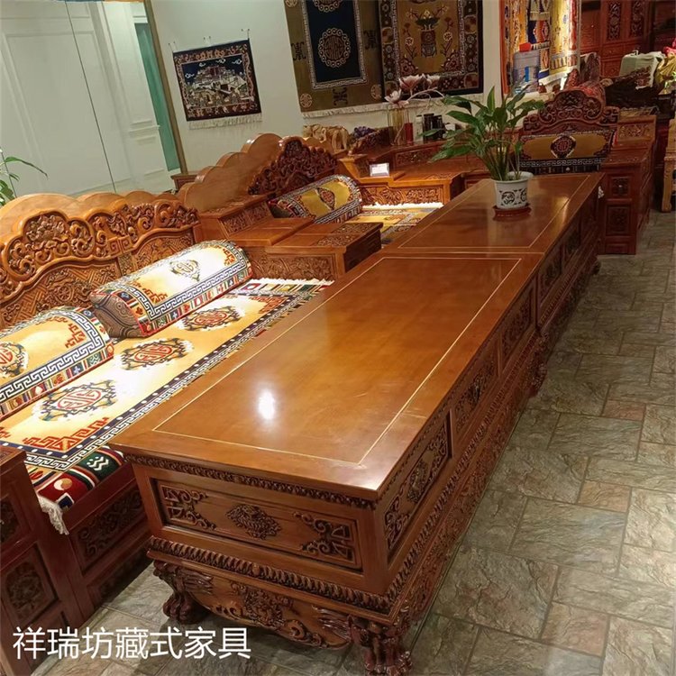 一人兩人三人位藏式寬扶手床 轉角茶幾 實木家具定做工廠 - 愛企查